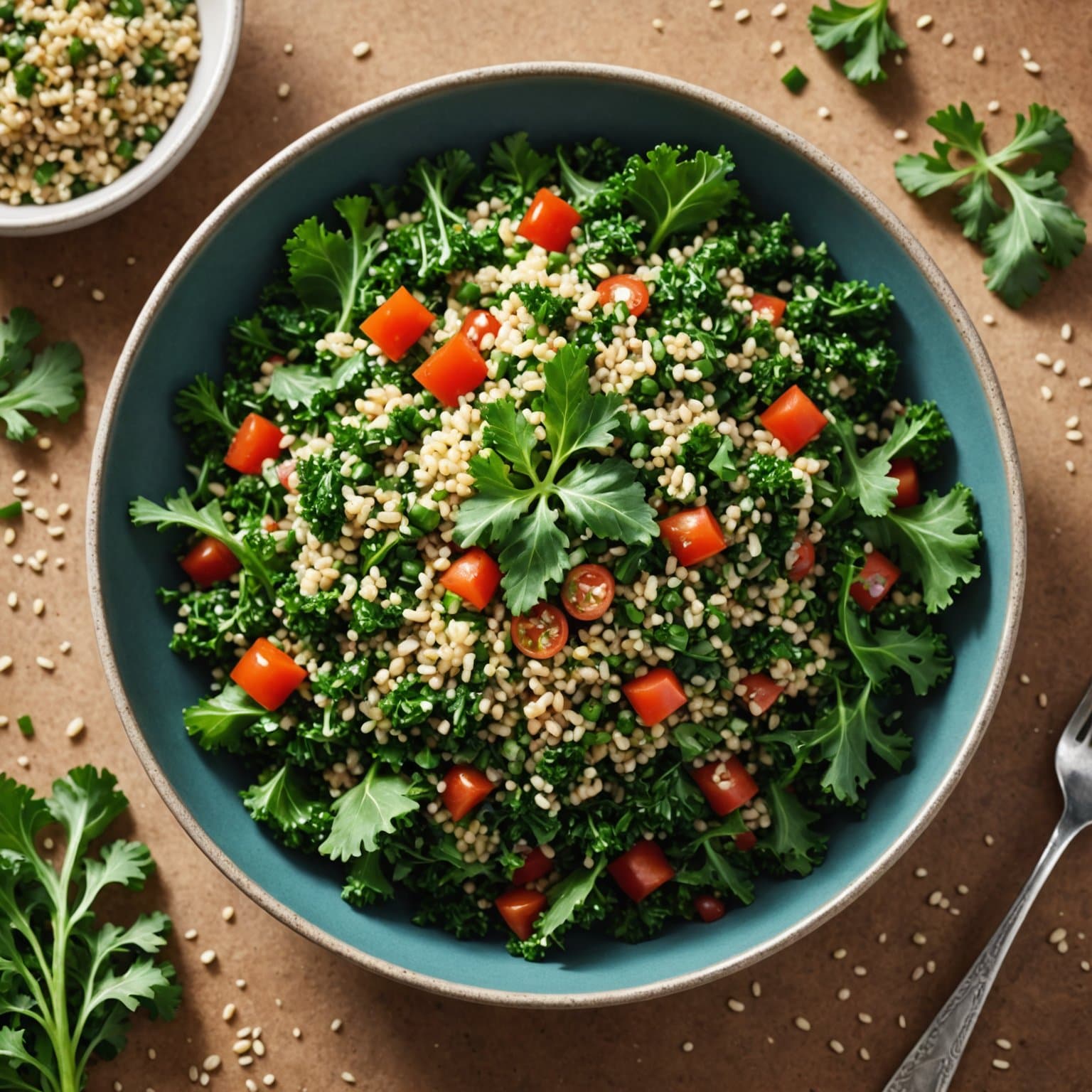 Kale Tabbouleh med Quinoa