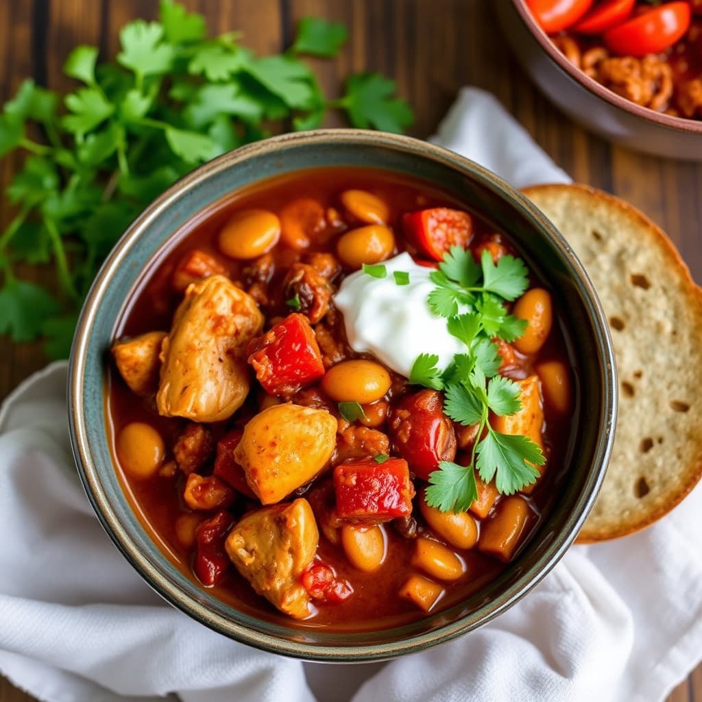 Kalkun- og chorizo-chili