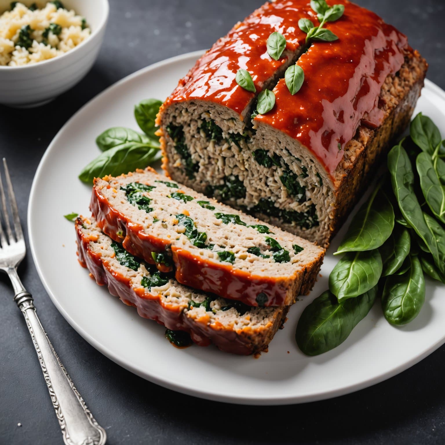 Kalkunfarse fylt med spinat