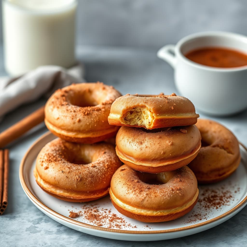 Kanelkrydret smultringer