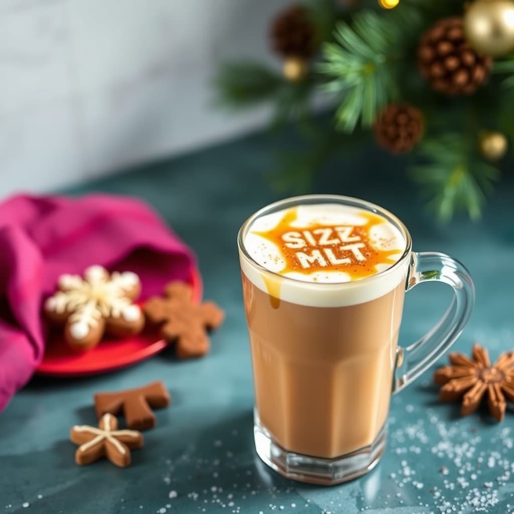 Karamell-ingefær-latte