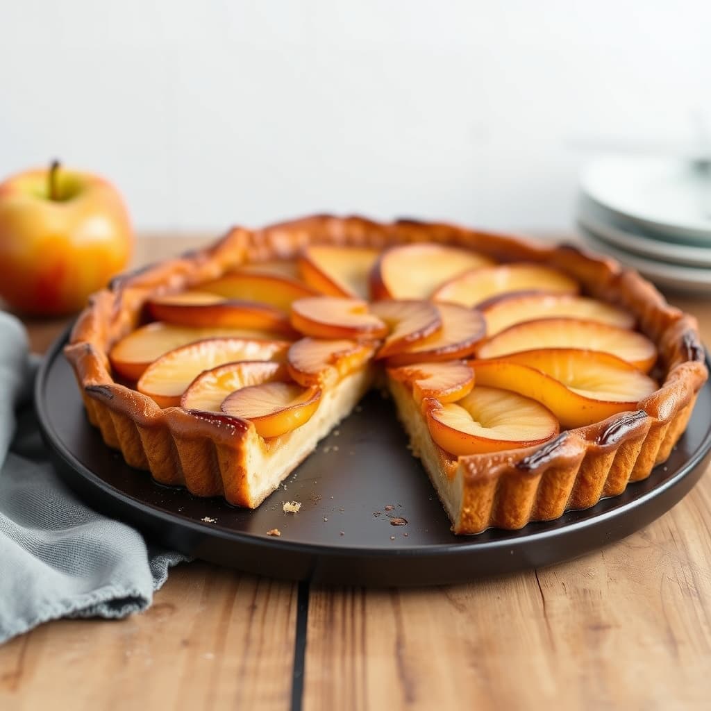 Karamellisert epleterte: Tarte Tatin