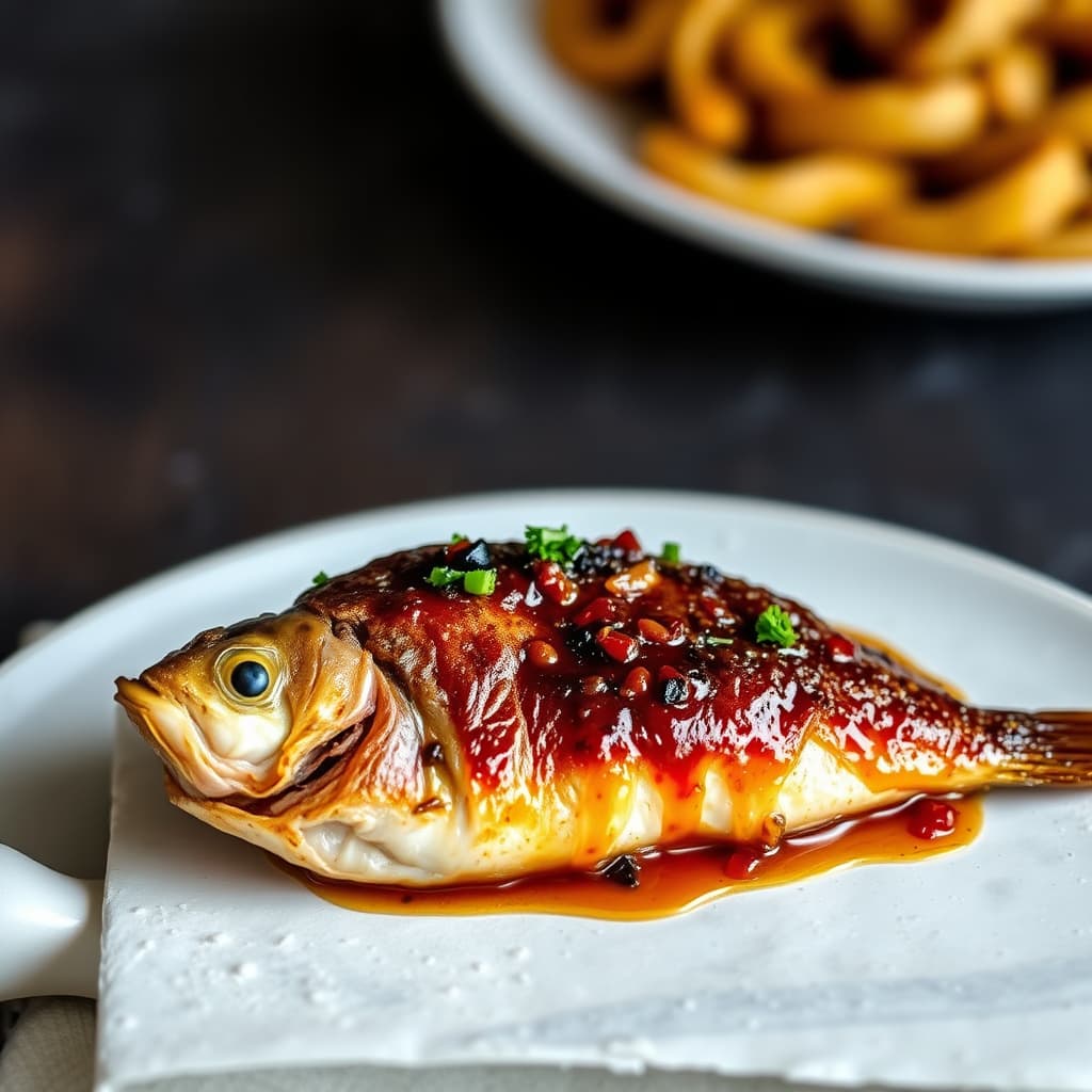 Karamellisert makrell