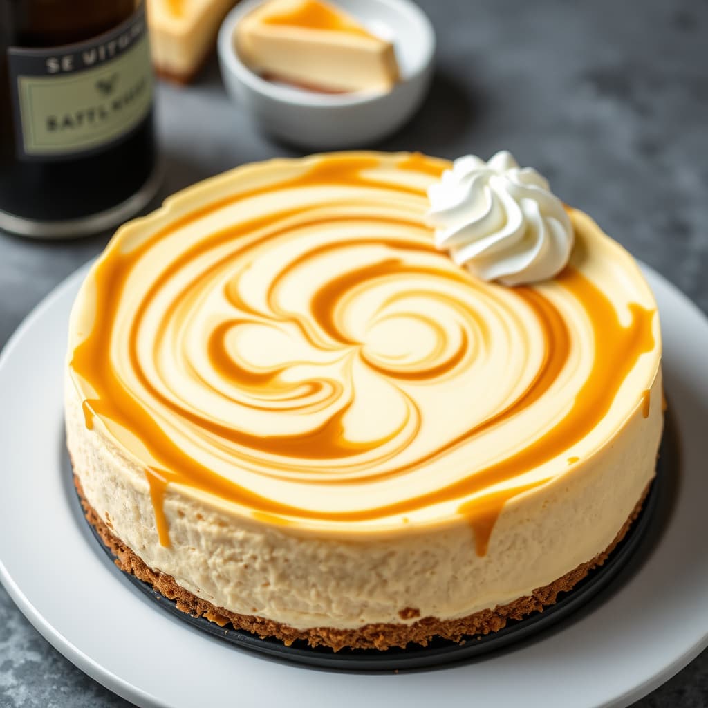 Karamellrullet ostekake