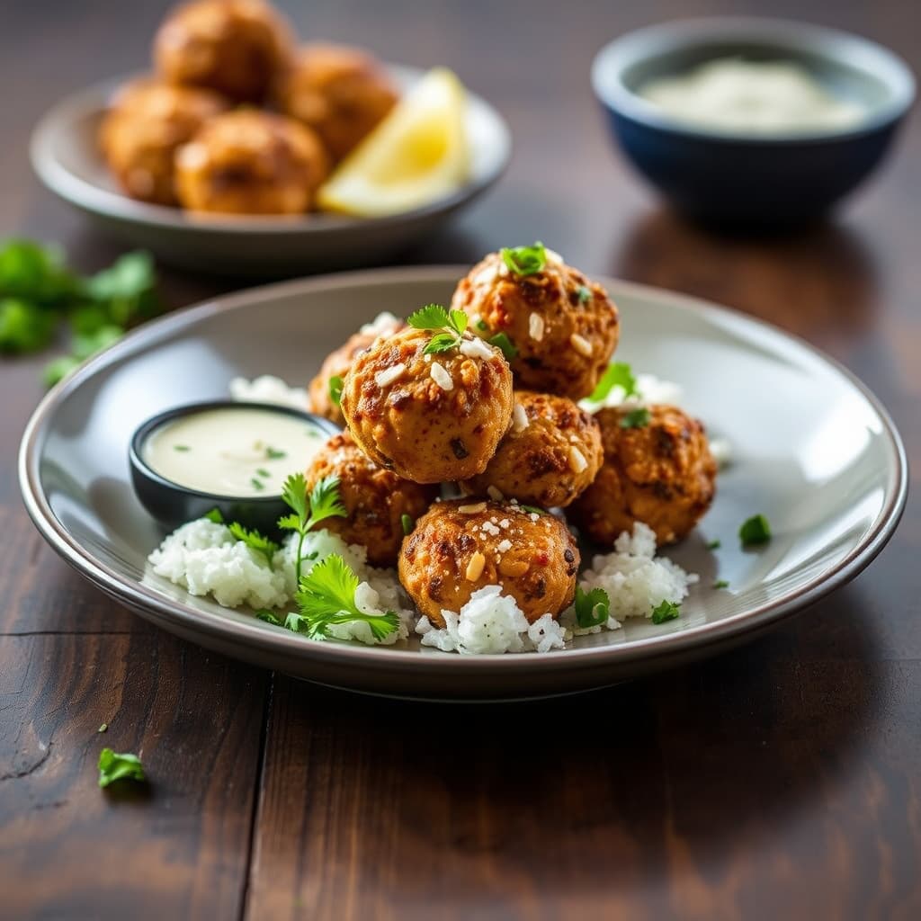 Karibiske kokoskyllingbiter