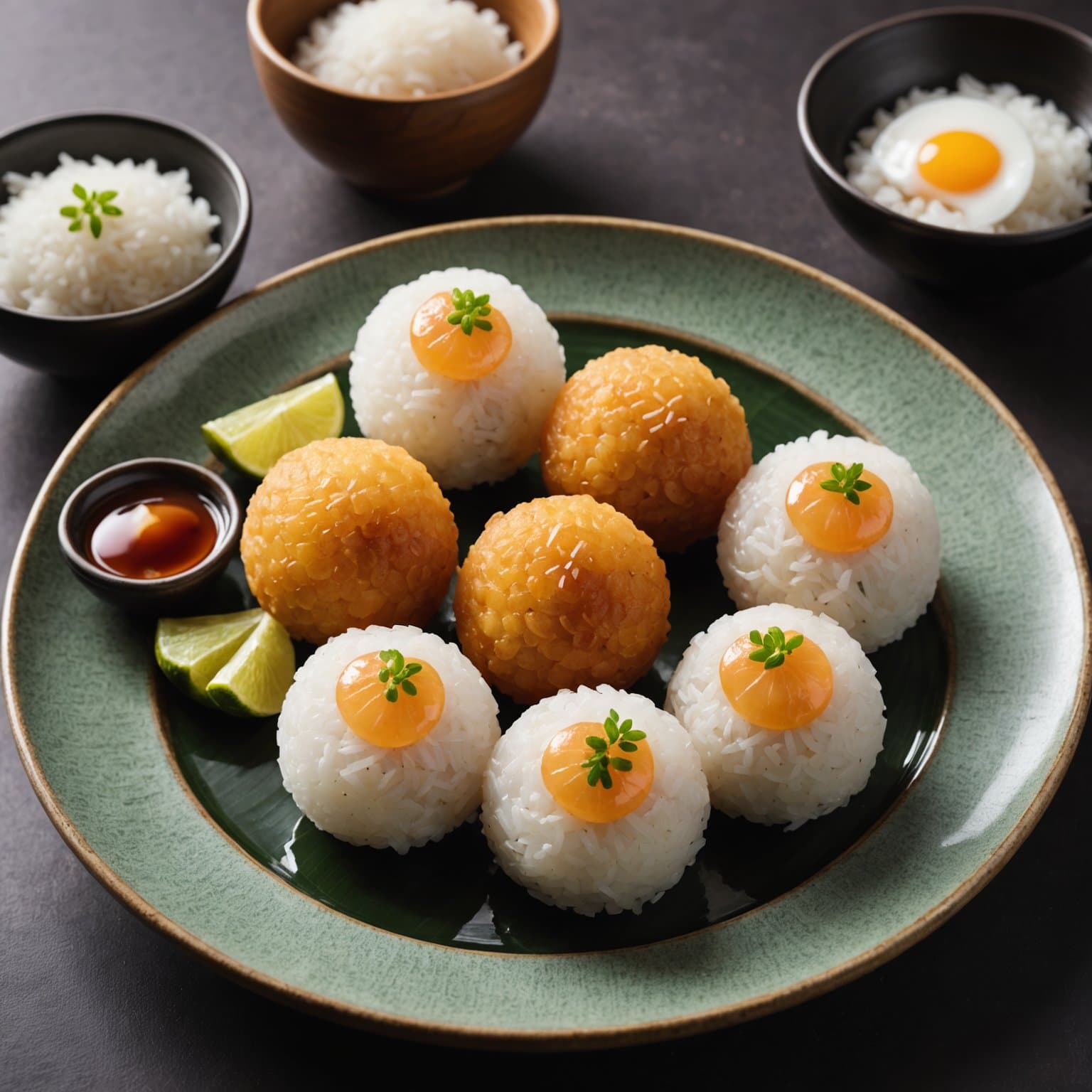 Karioka søte riskuler