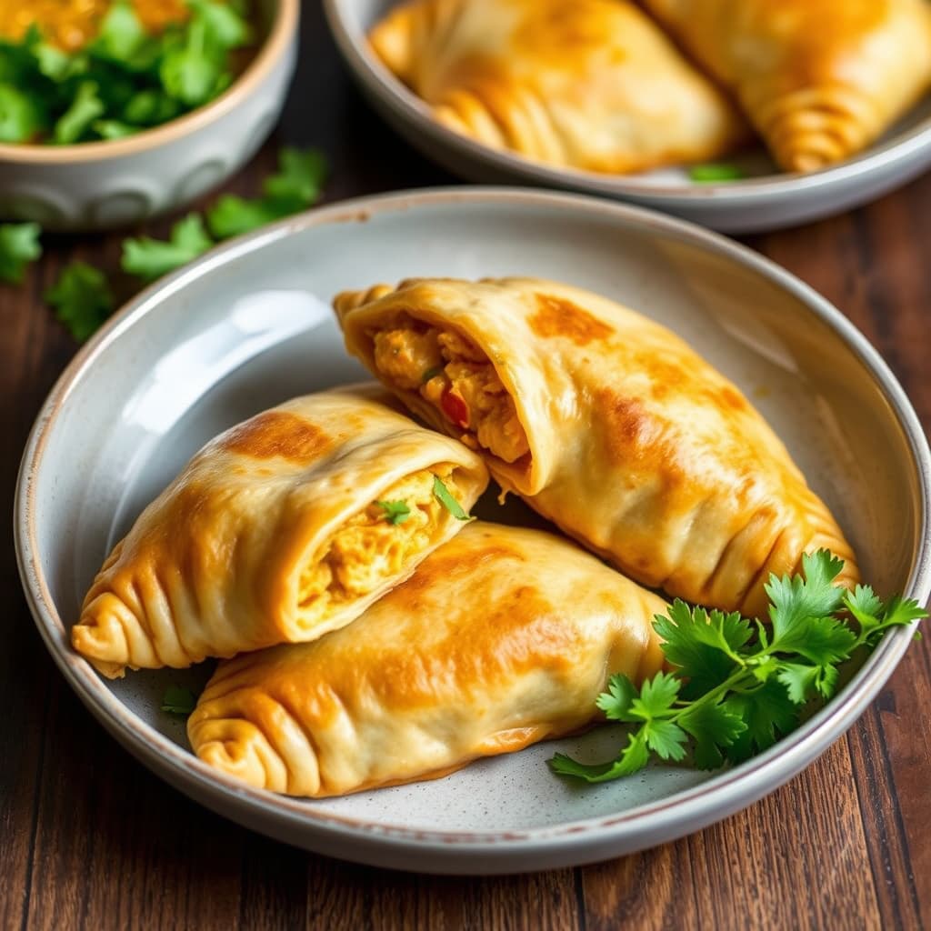 Karrifylte kyllinglommer