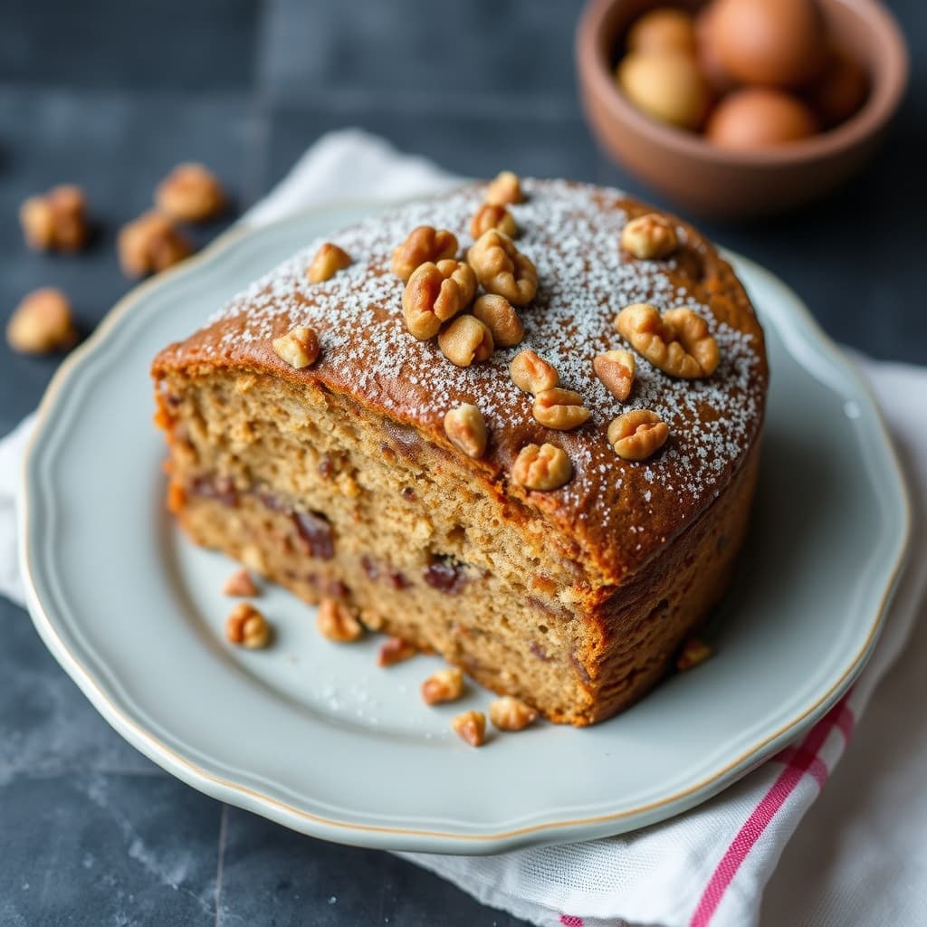 Karythopitta: Valnøttkake