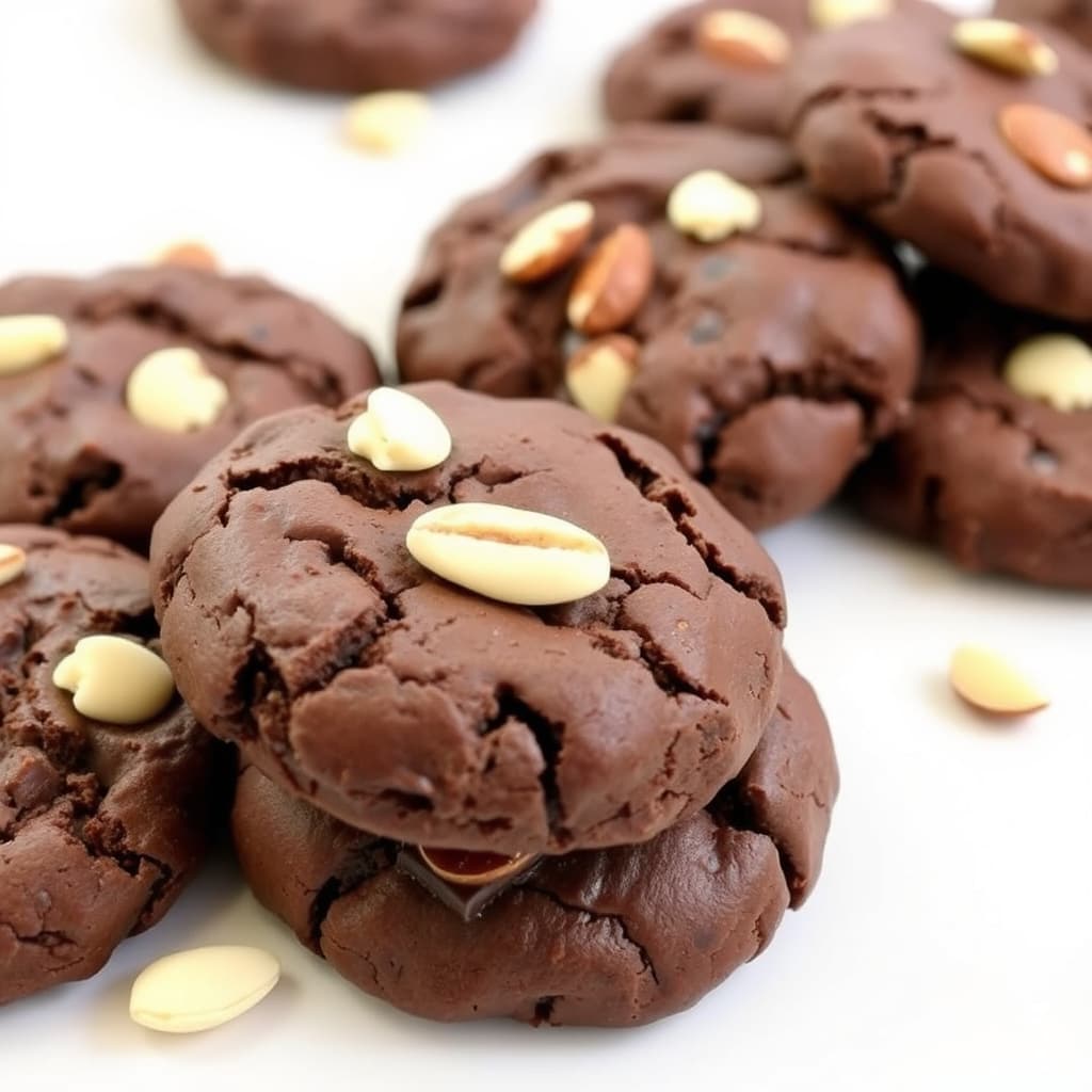 Kathleen Kings dobbelt sjokolade- og mandelkaker