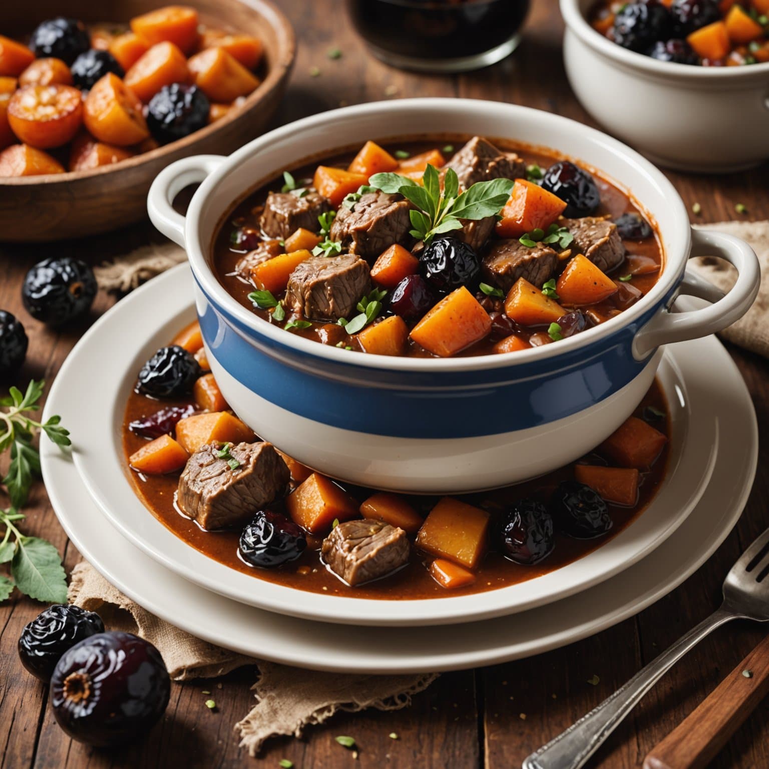 Katniss sin favorittlammegryte med tørkede plommer