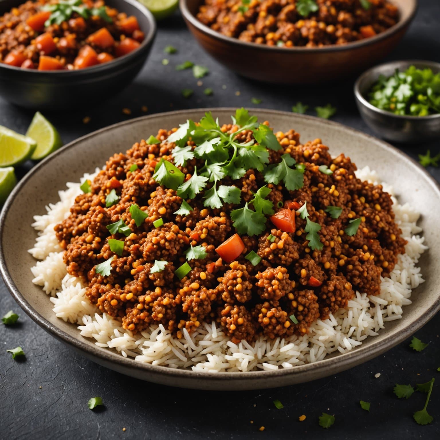 Keema (indisk-inspirert kjøttdeig)