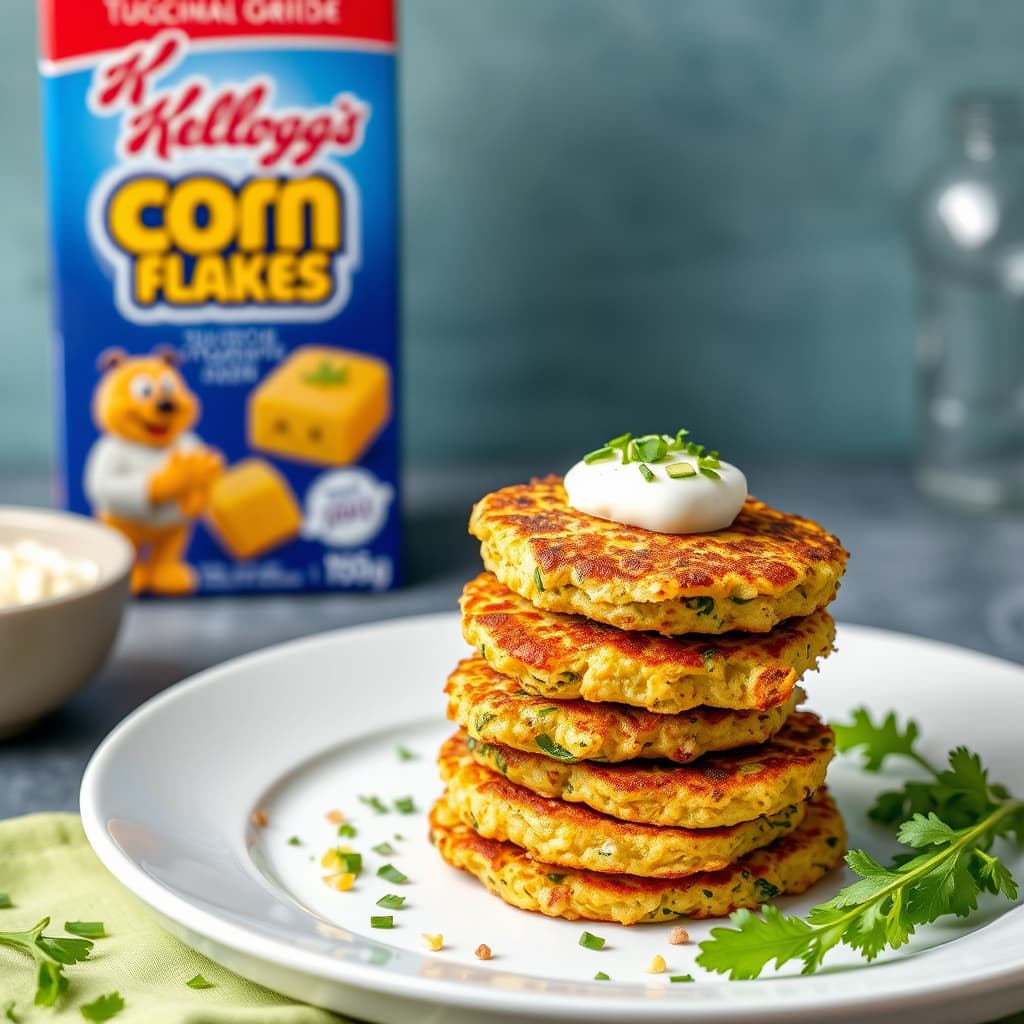 Kellogg's Corn Flakes Zucchini Fritters