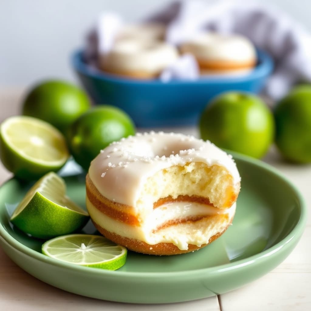 Key Lime Pie Doughnut Biter