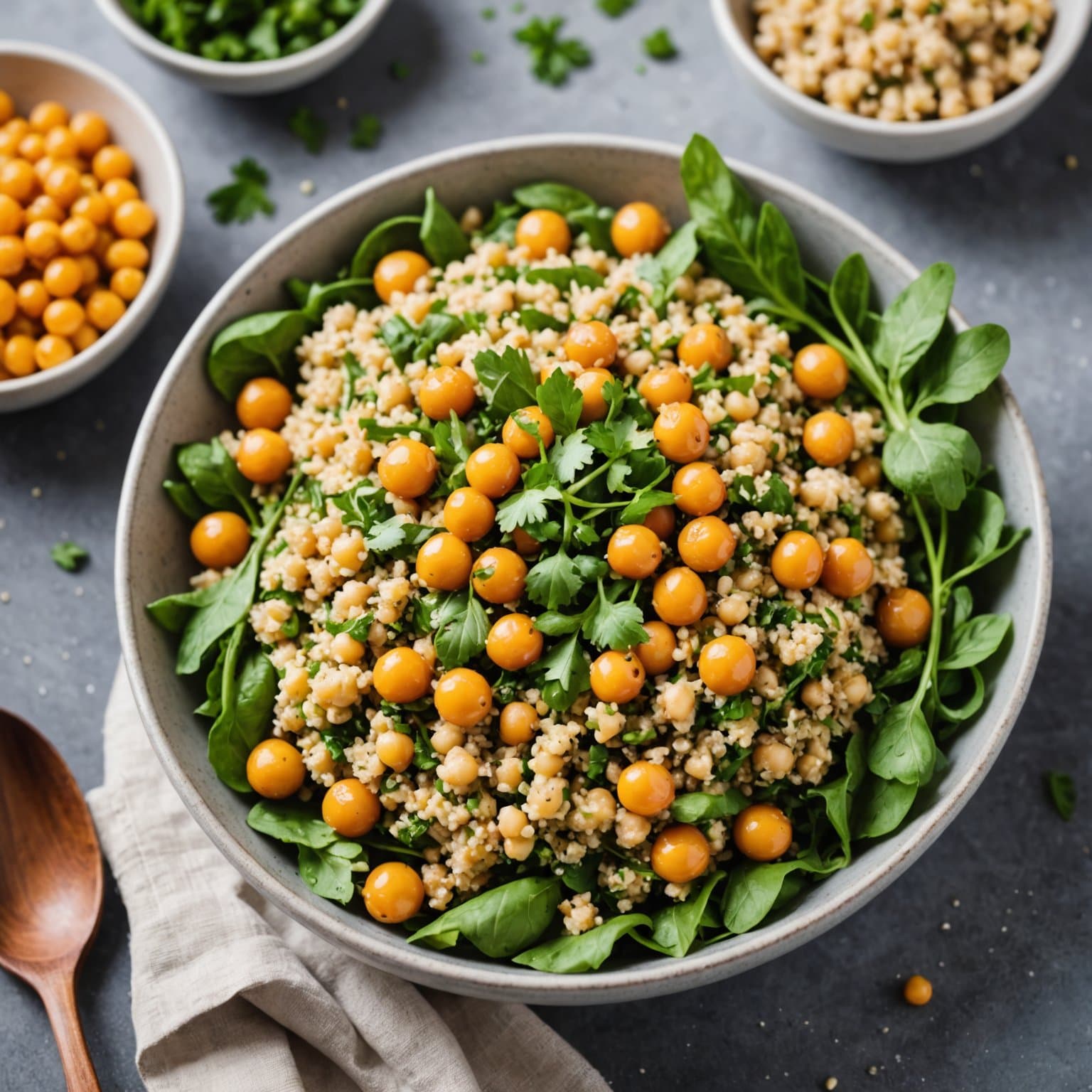 Kikert- og quinoa-mock tunfisksalat