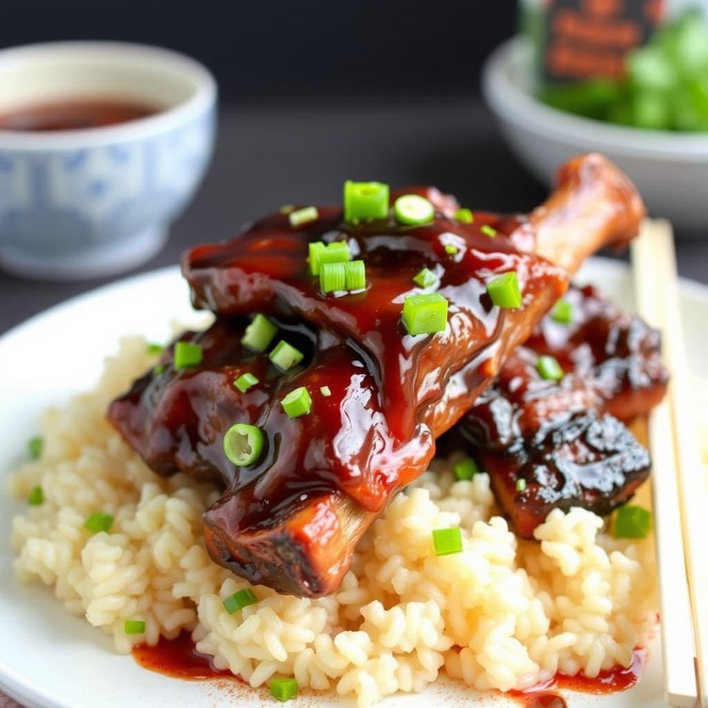 Kinesiske spareribs #5 med teriyakisa glaze