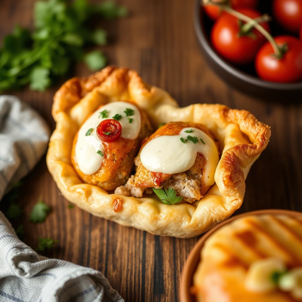 Kjærlighetsfugler – Kylling i butterdeig