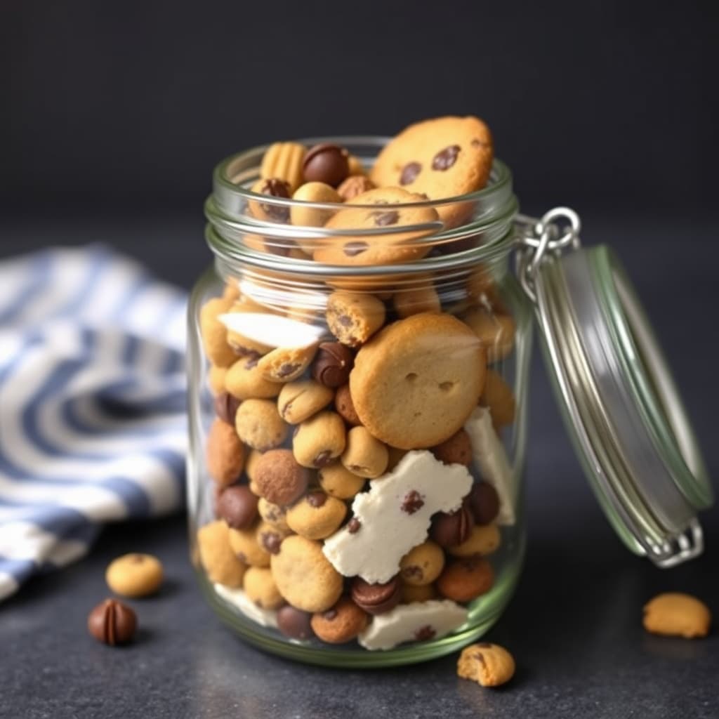 Kjeksblanding på glass VIII