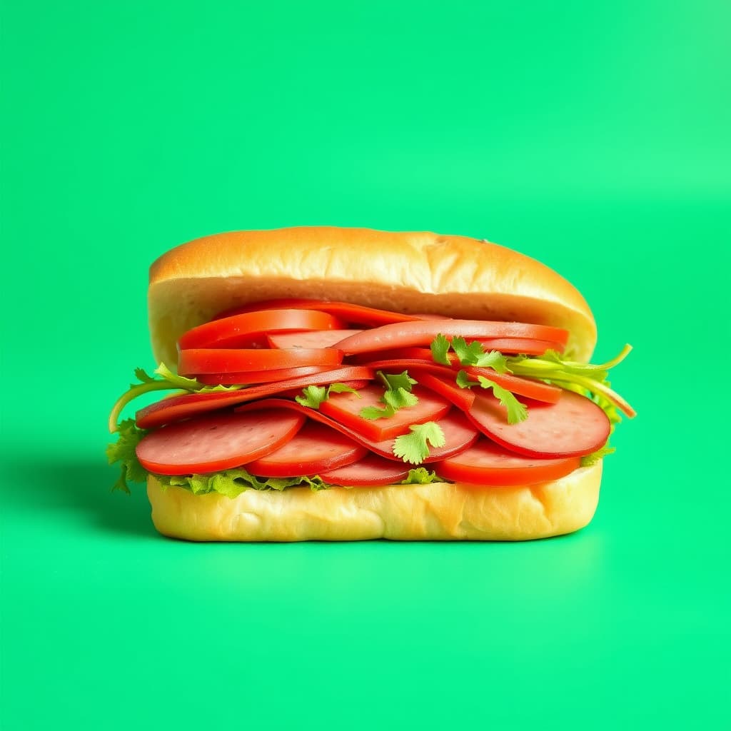 Kjempe stor mortadellassub