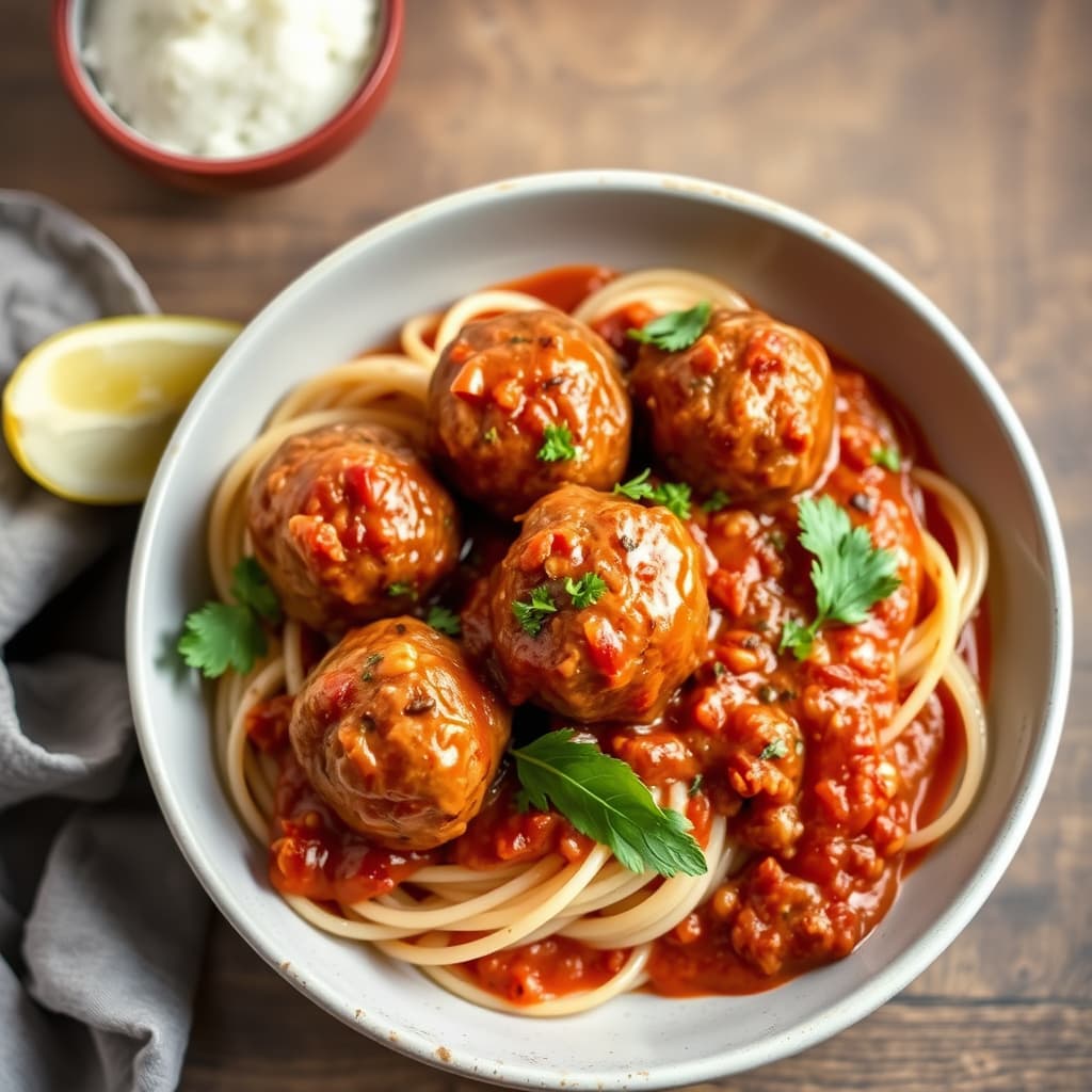 Kjøttboller i Marsala-saus