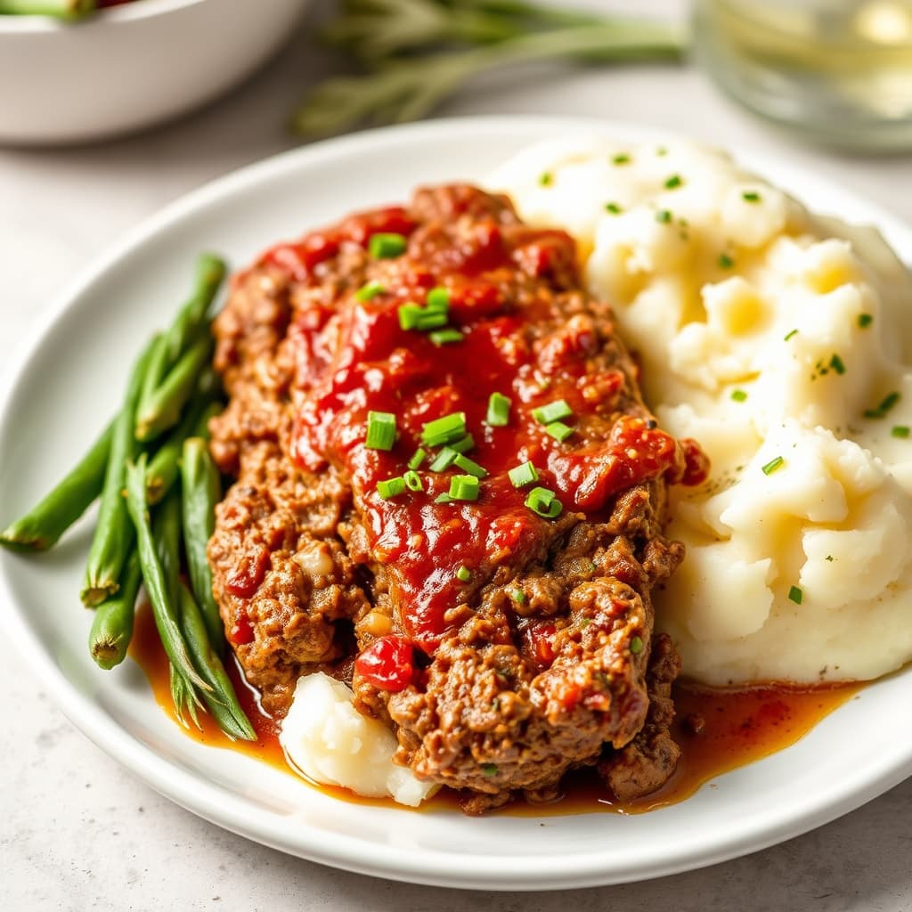 Kjøttboller og potetmos