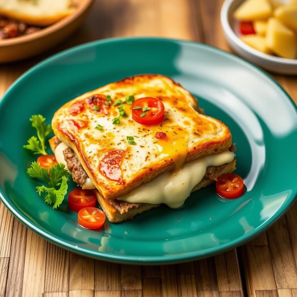 Kjøttkaker Croque Monsieur (Restemat)