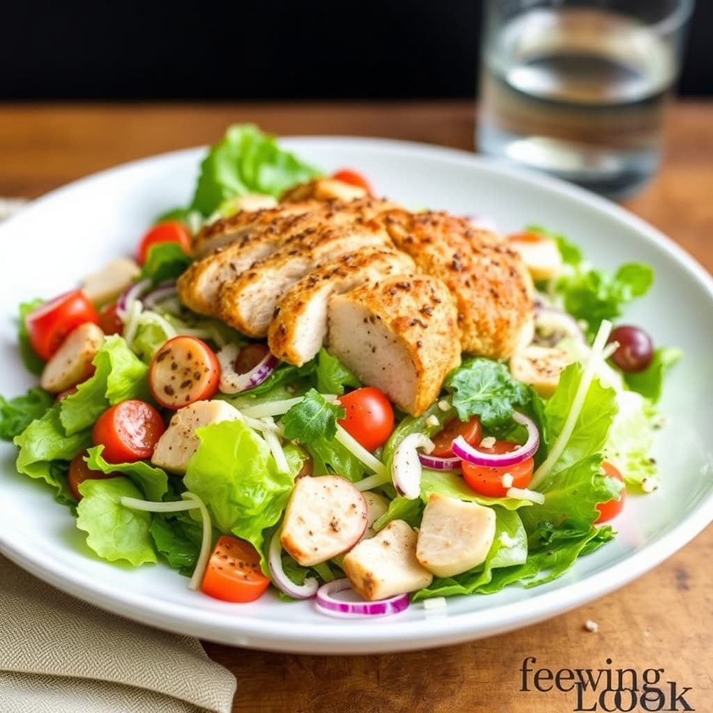 Klassisk salat med kylling