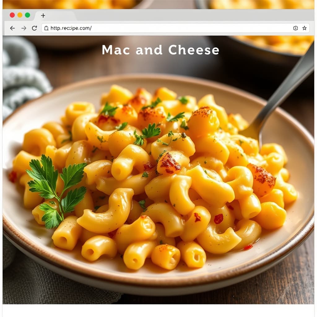 Kokeplate-mac and cheese