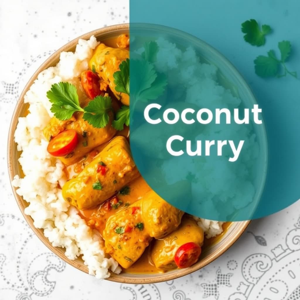 Kokosnurrykryddret thai kylling