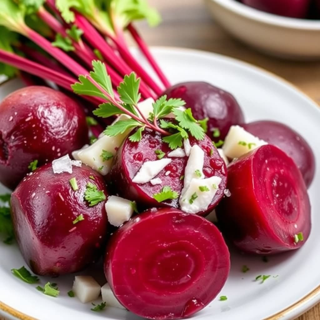 Kokte rødbeter