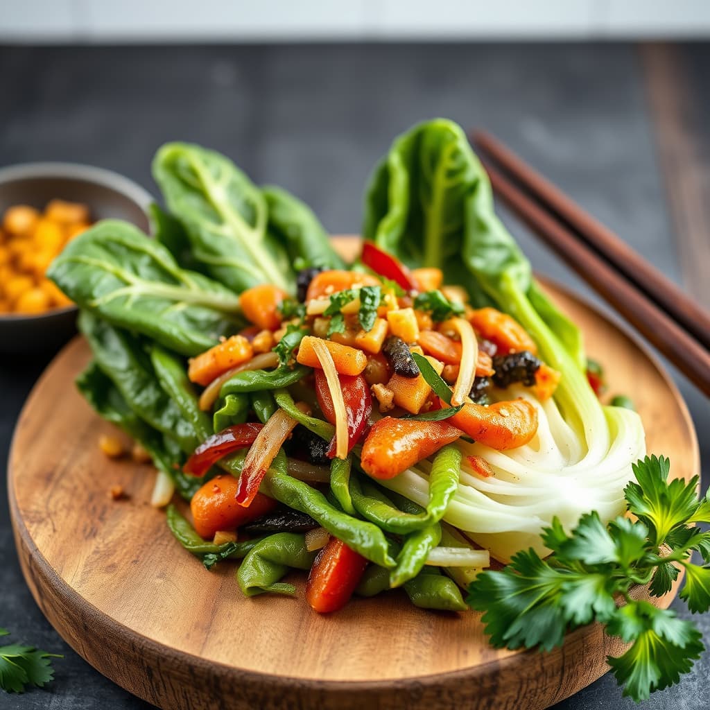 Koreansk-inspirert romaine