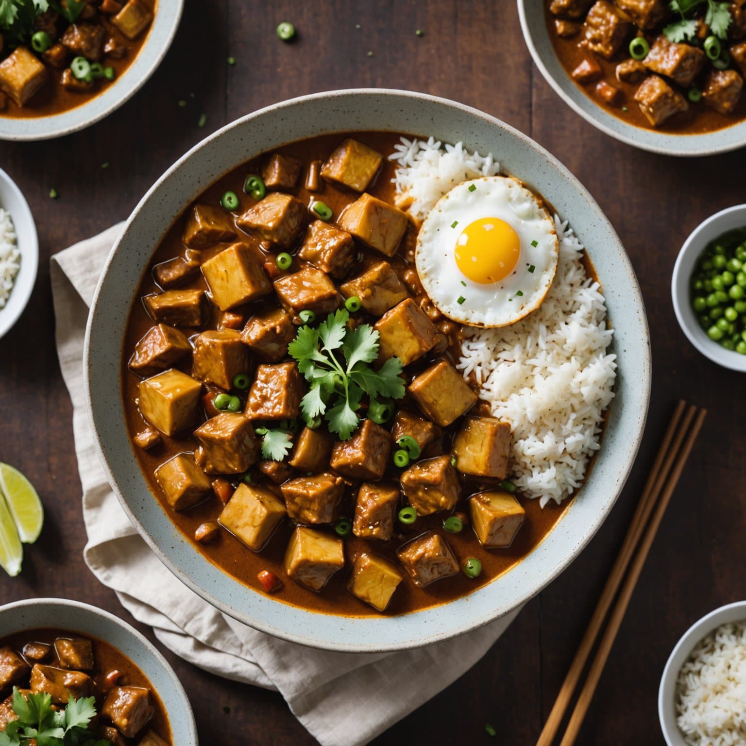 Koreansk svinekjurrisotto