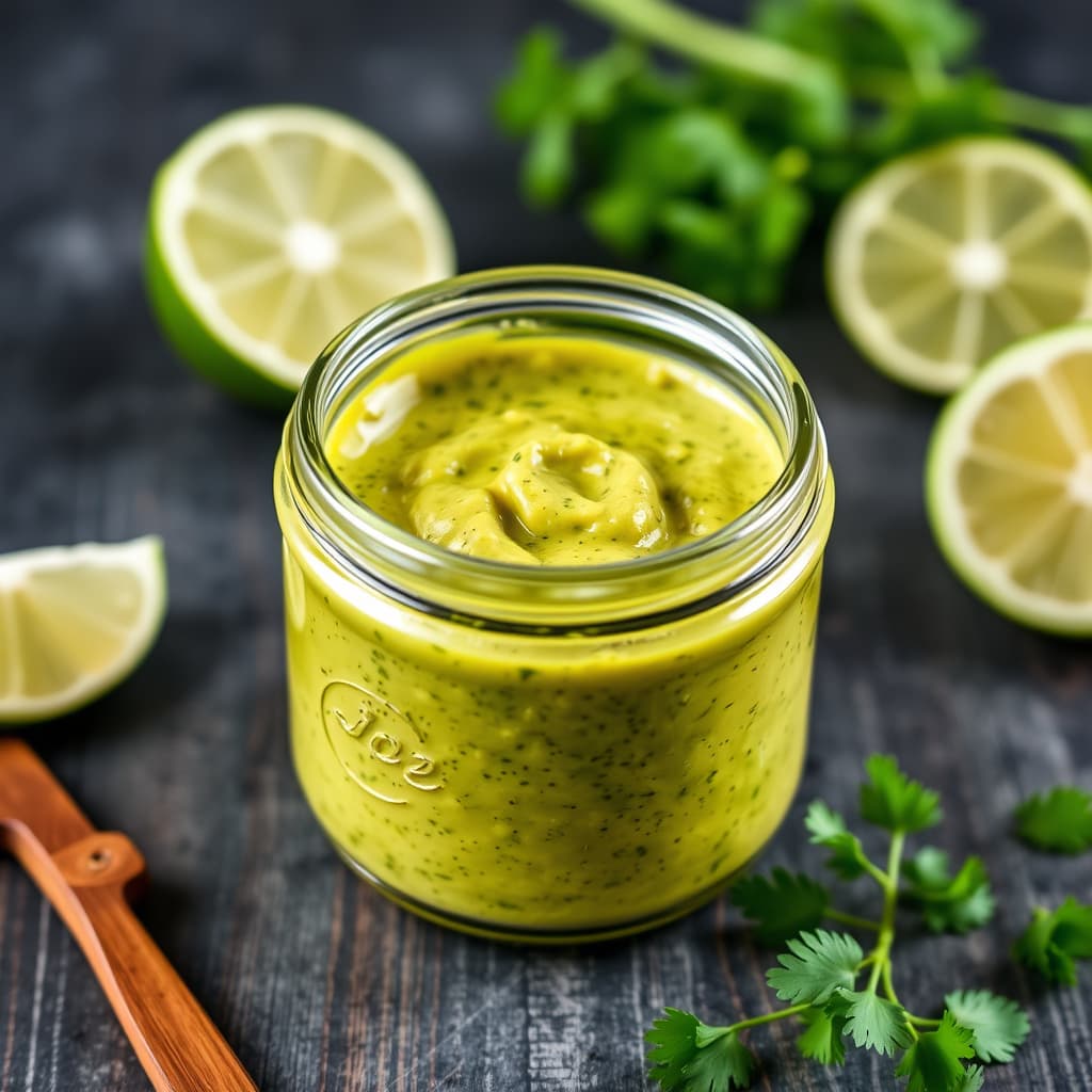 Koriander-lime-sennep