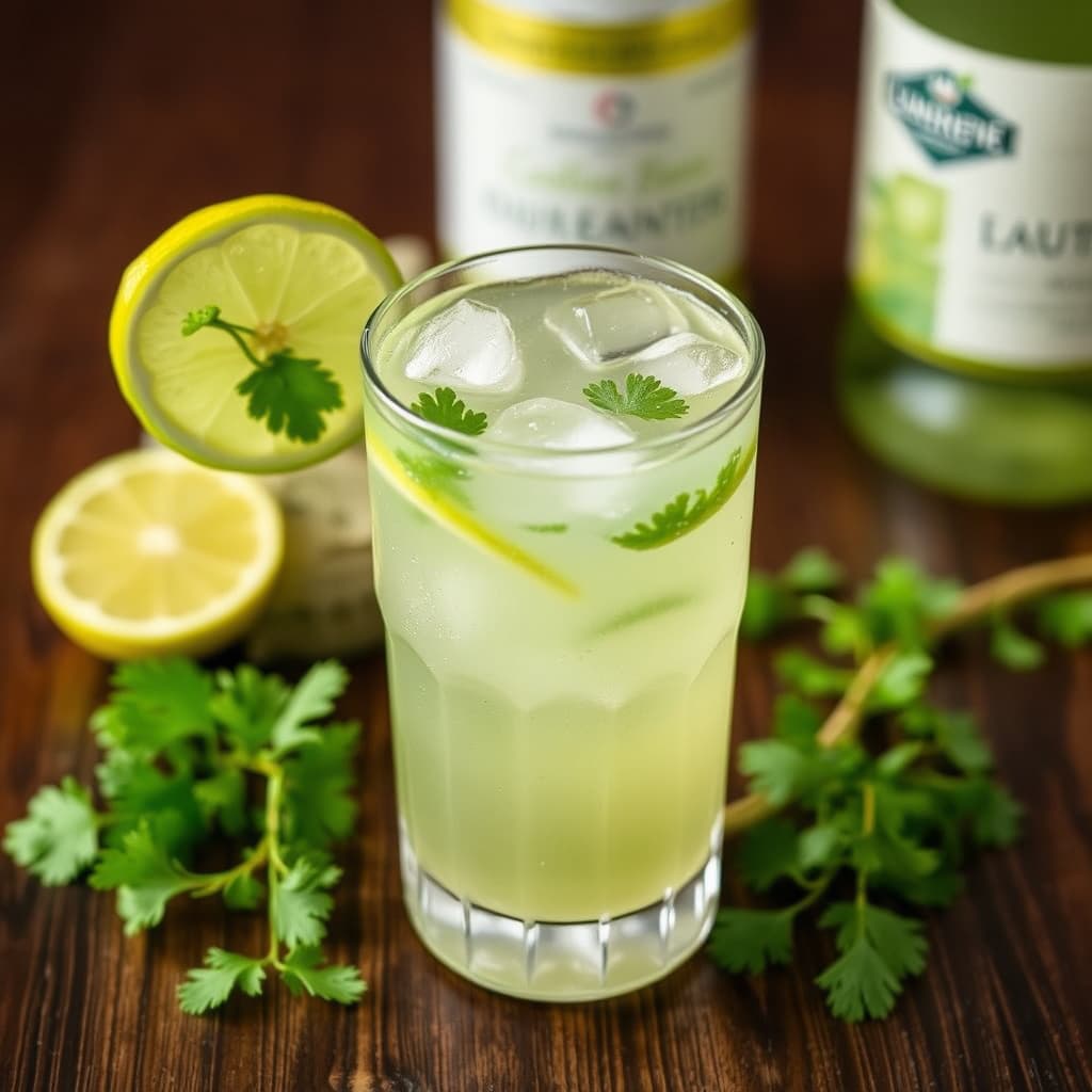 Koriander Spumante med lime