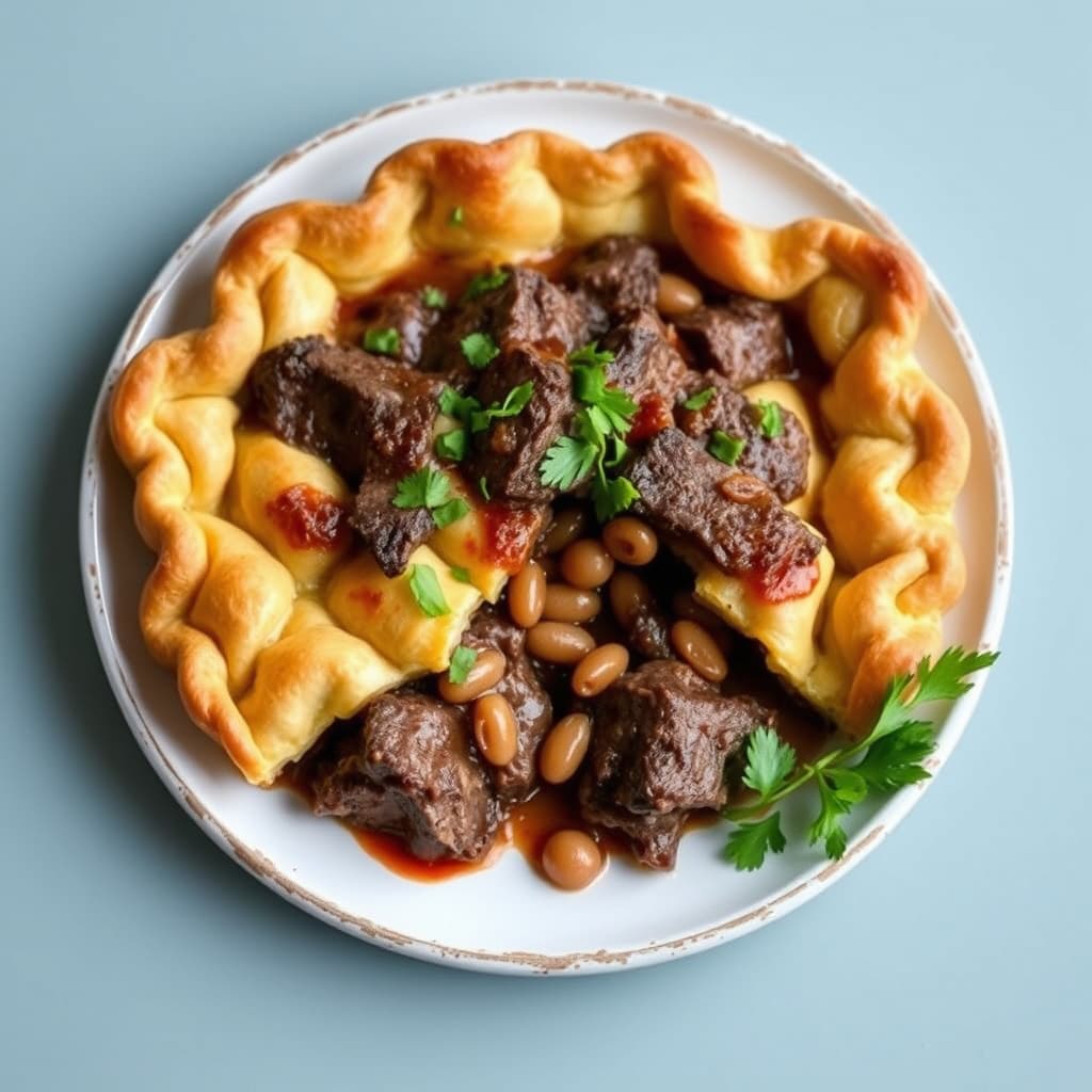 Kort ribbe- og Tallegio-pai