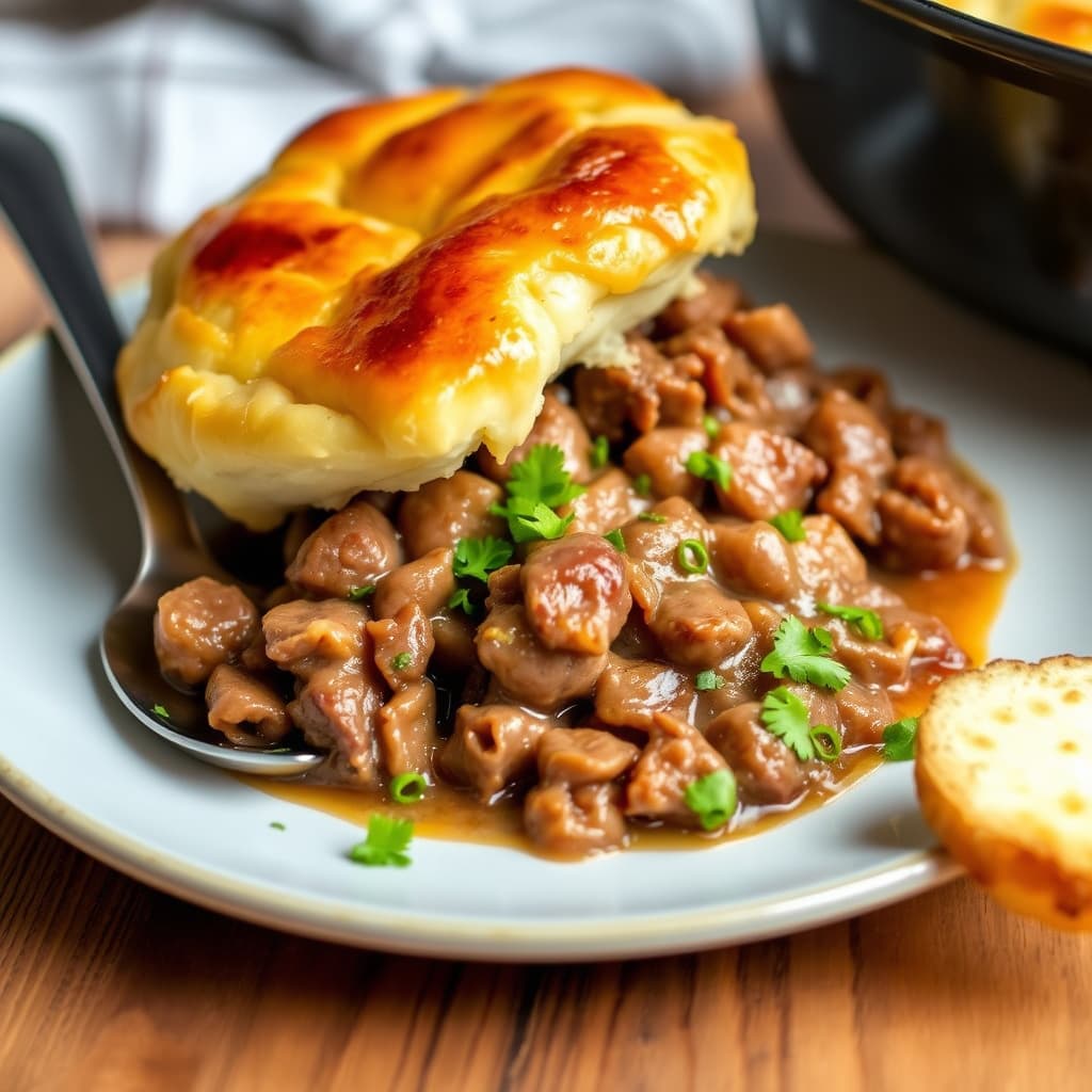 Kort ribbegryte i paibunn