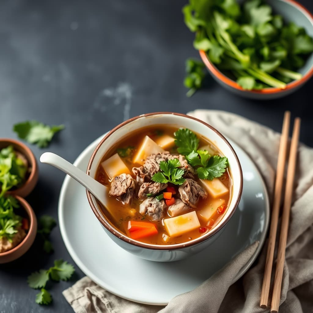 Kortversjon av biff pho