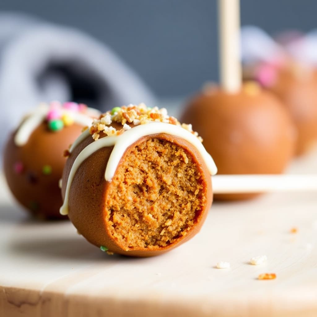 Kraftig og krydret pepperkakekakepop