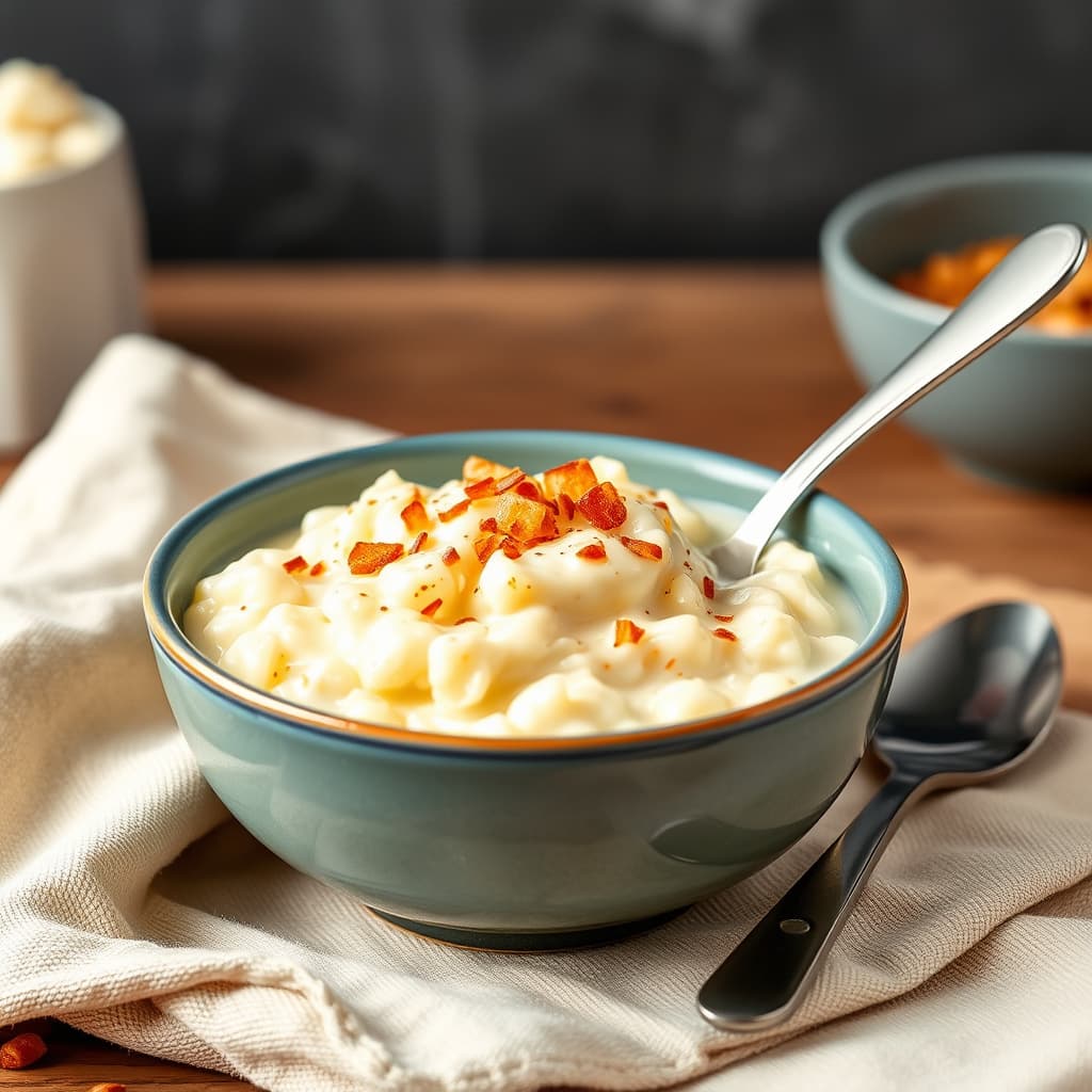 Kremet familiebasert riskrem