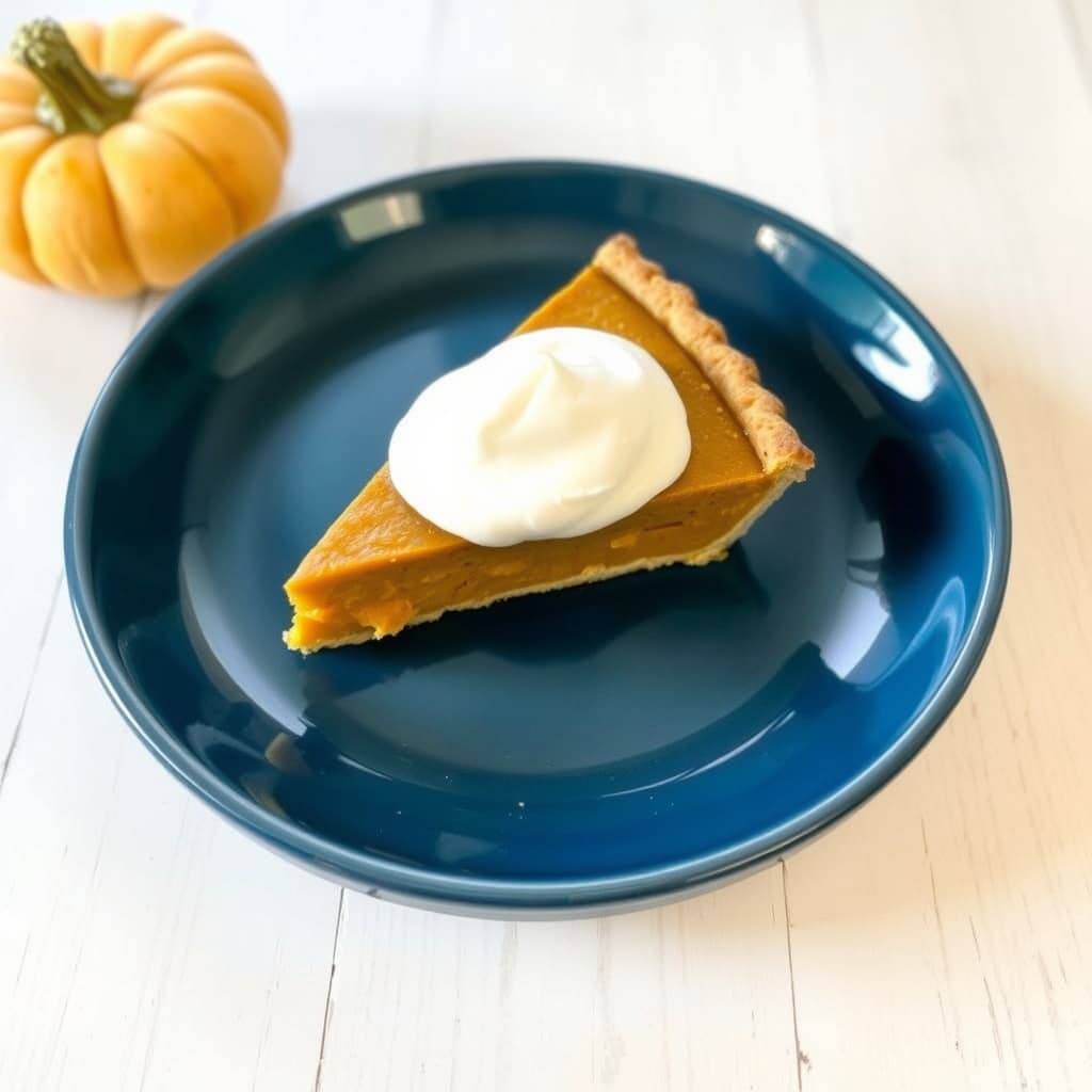 Kremet ingefær- og gresskarpai