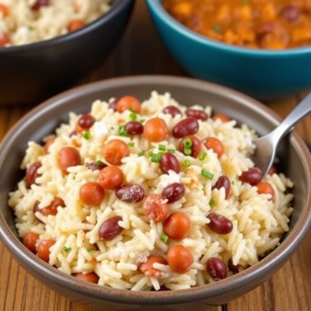 Kremet ris og bønner i tre klassiske smaker