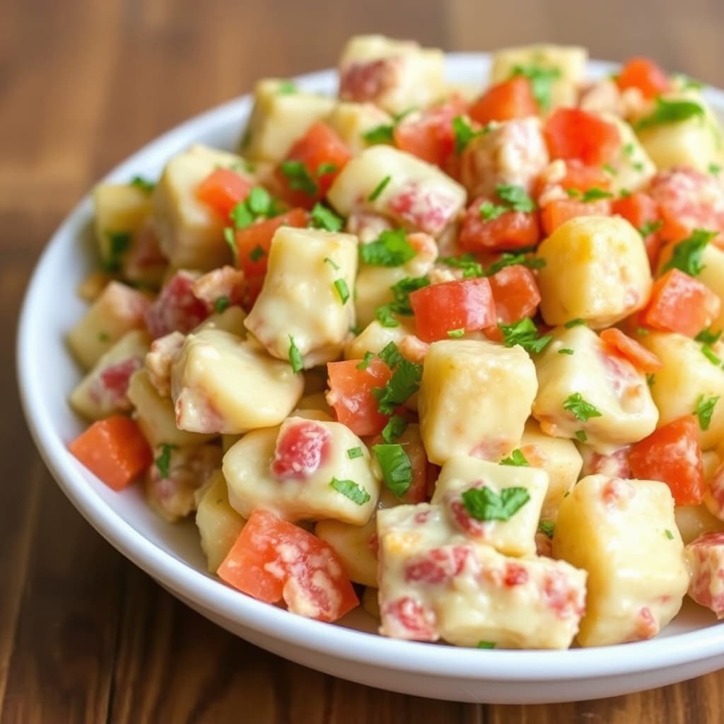 Kremet sørvestlig potetsalat