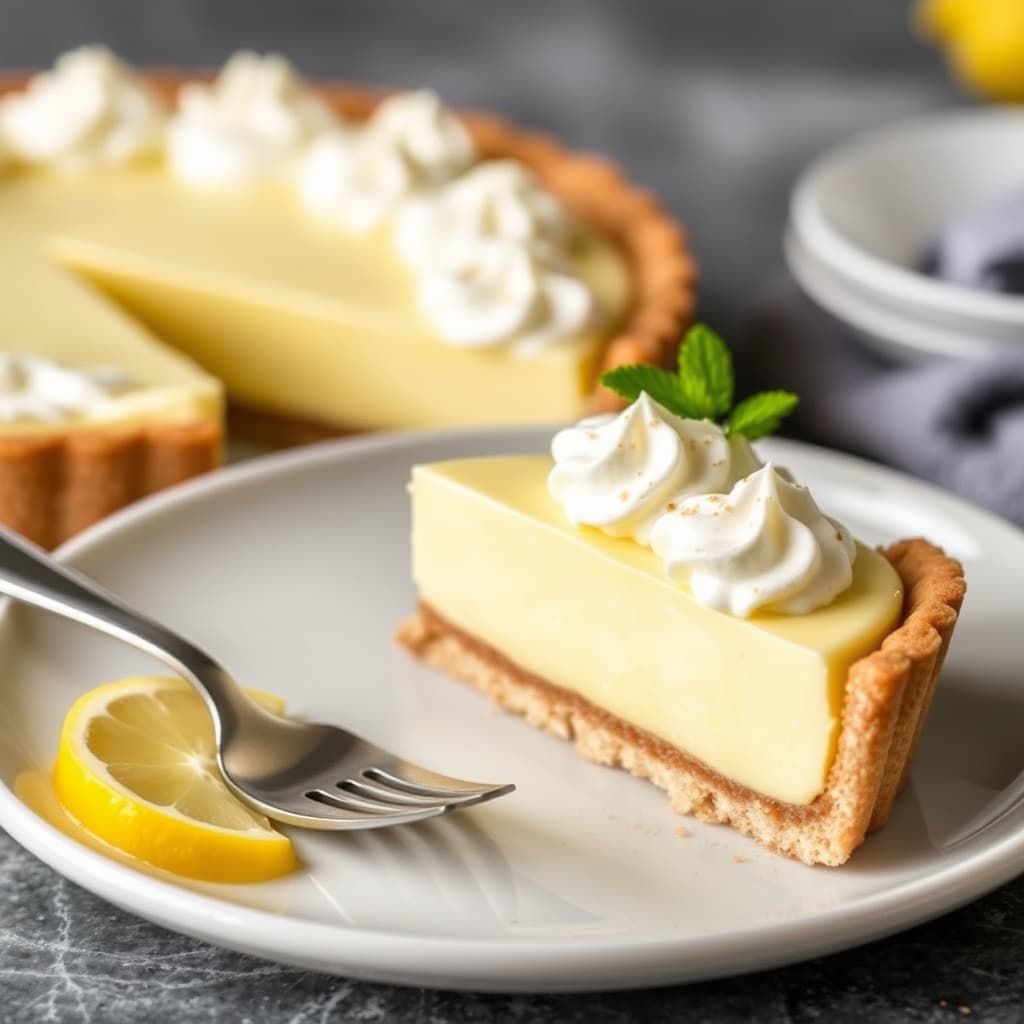 Kremtart med sitron uten baking