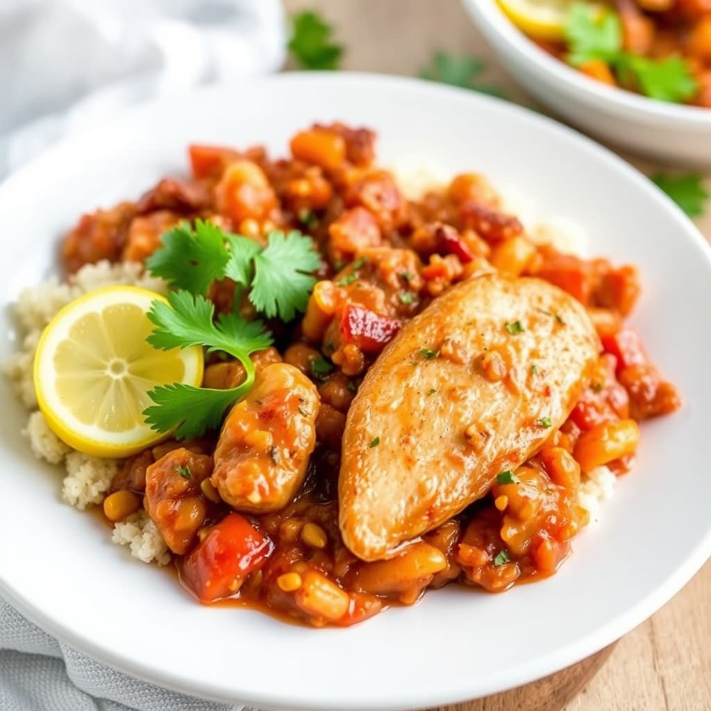 Kreolsk-inspirert kylling og smakfull jambalaya