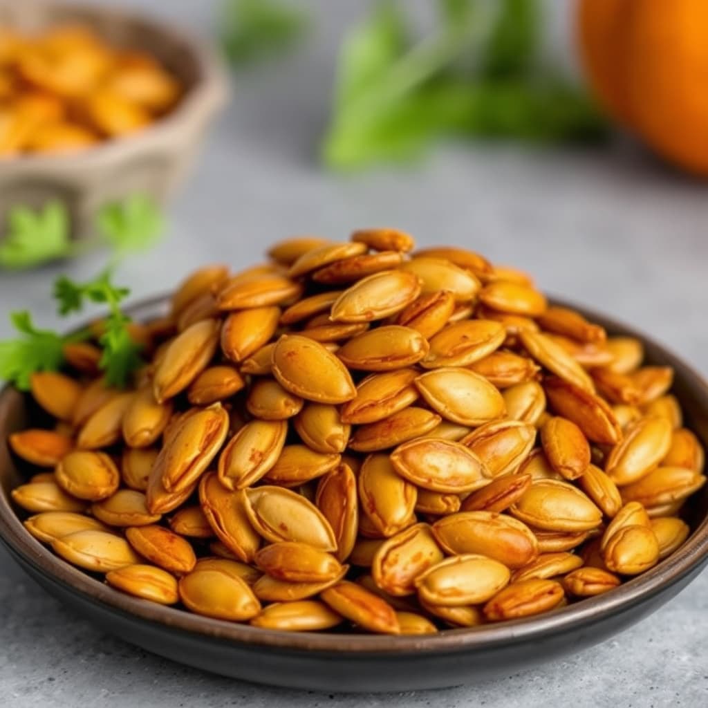 Krydrede gresskarkjerner