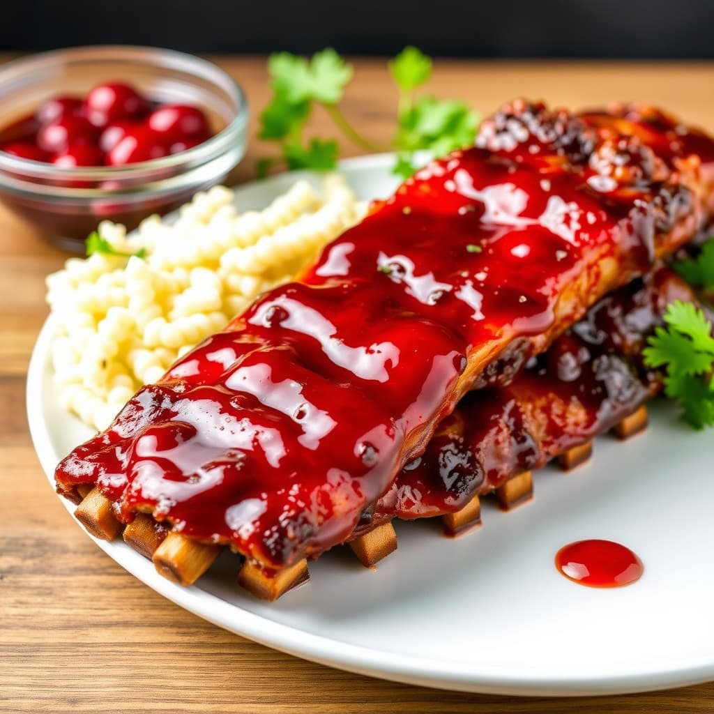 Krydrede kirsebærribbe