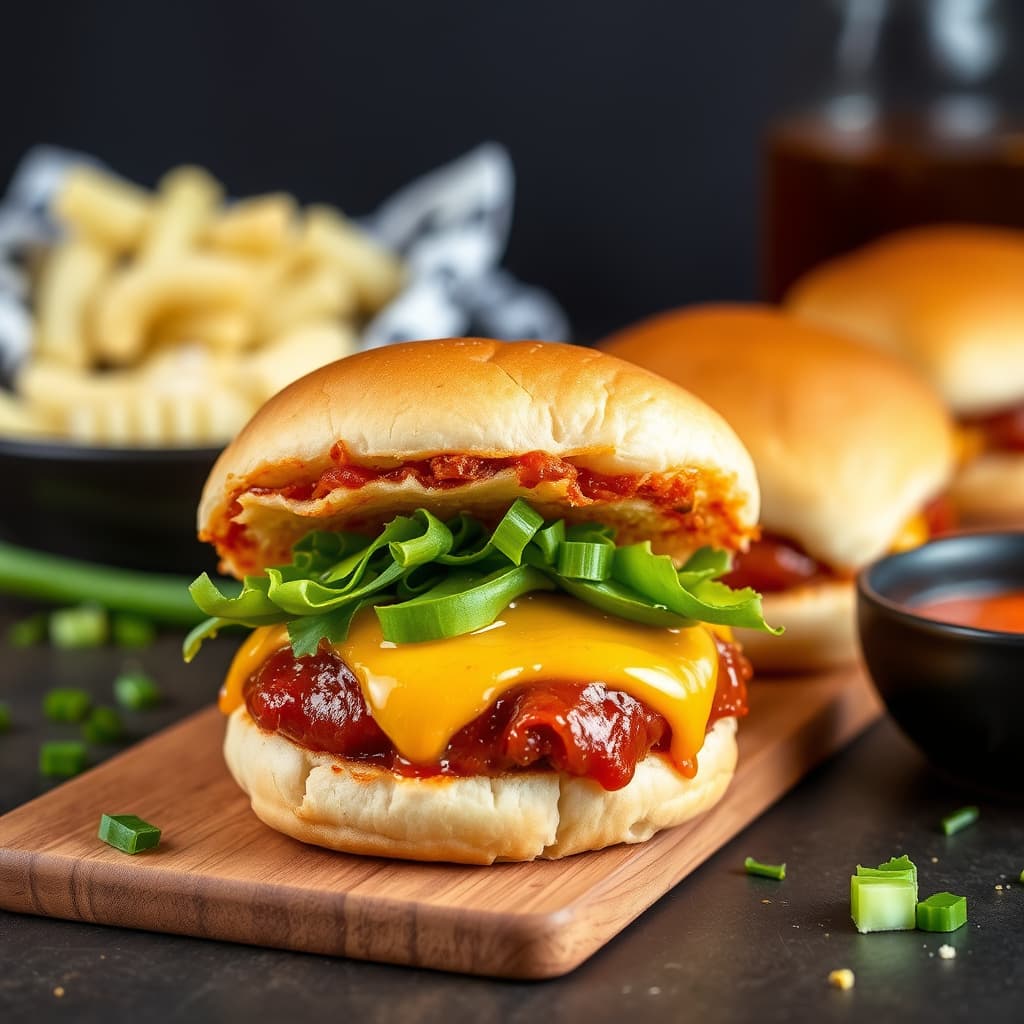 Krydrede saftige Lucy-fer sliders