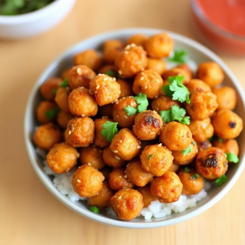 Krydrede stekte kikerter