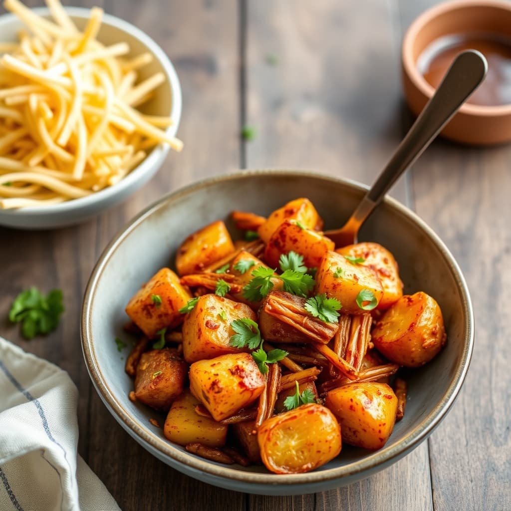 Krydrede stråpoteter