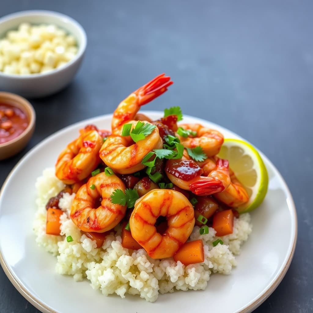 Krydret adobo-reker cocktail