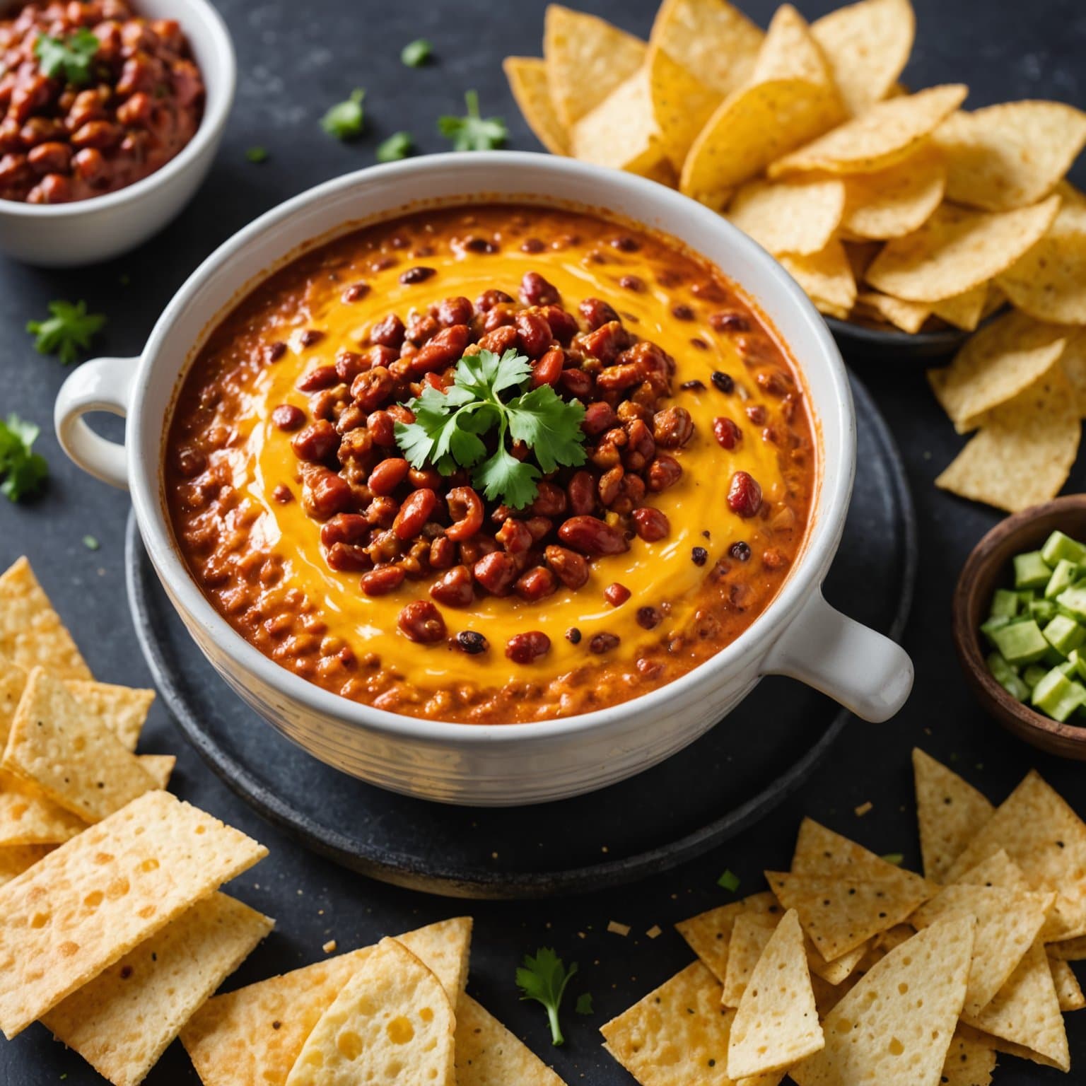 Krydret chili-ostdip